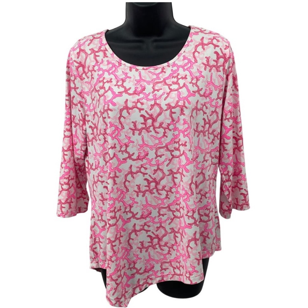 Anthony's Resort/ Lulu-B Pink Coral Top Women's Size M